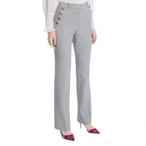 White House Black Market dress pants- gray jollie button.